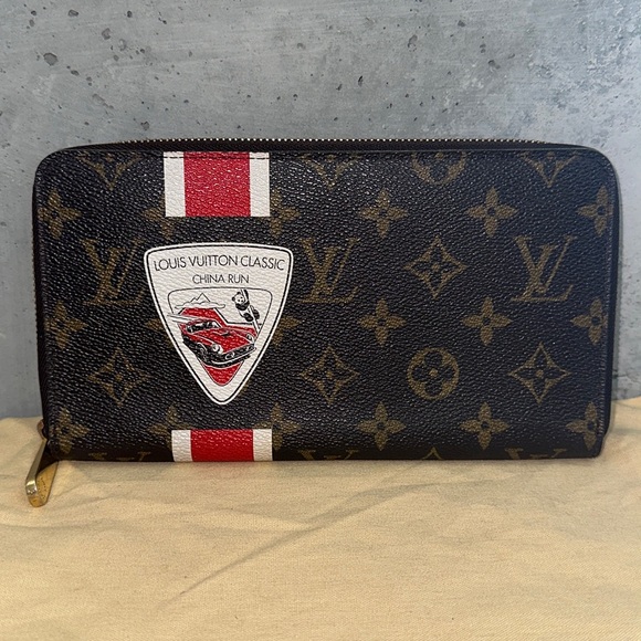 Louis Vuitton classic monogram china run zippy zip around wallet organizer - Picture 2 of 15